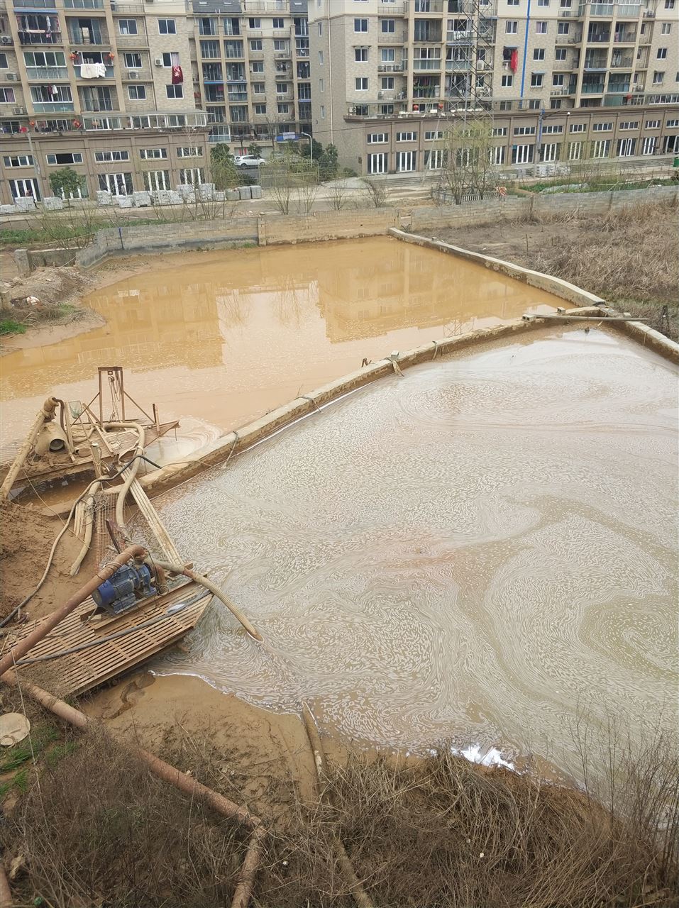 衡东沉淀池淤泥清理-厂区废水池淤泥清淤