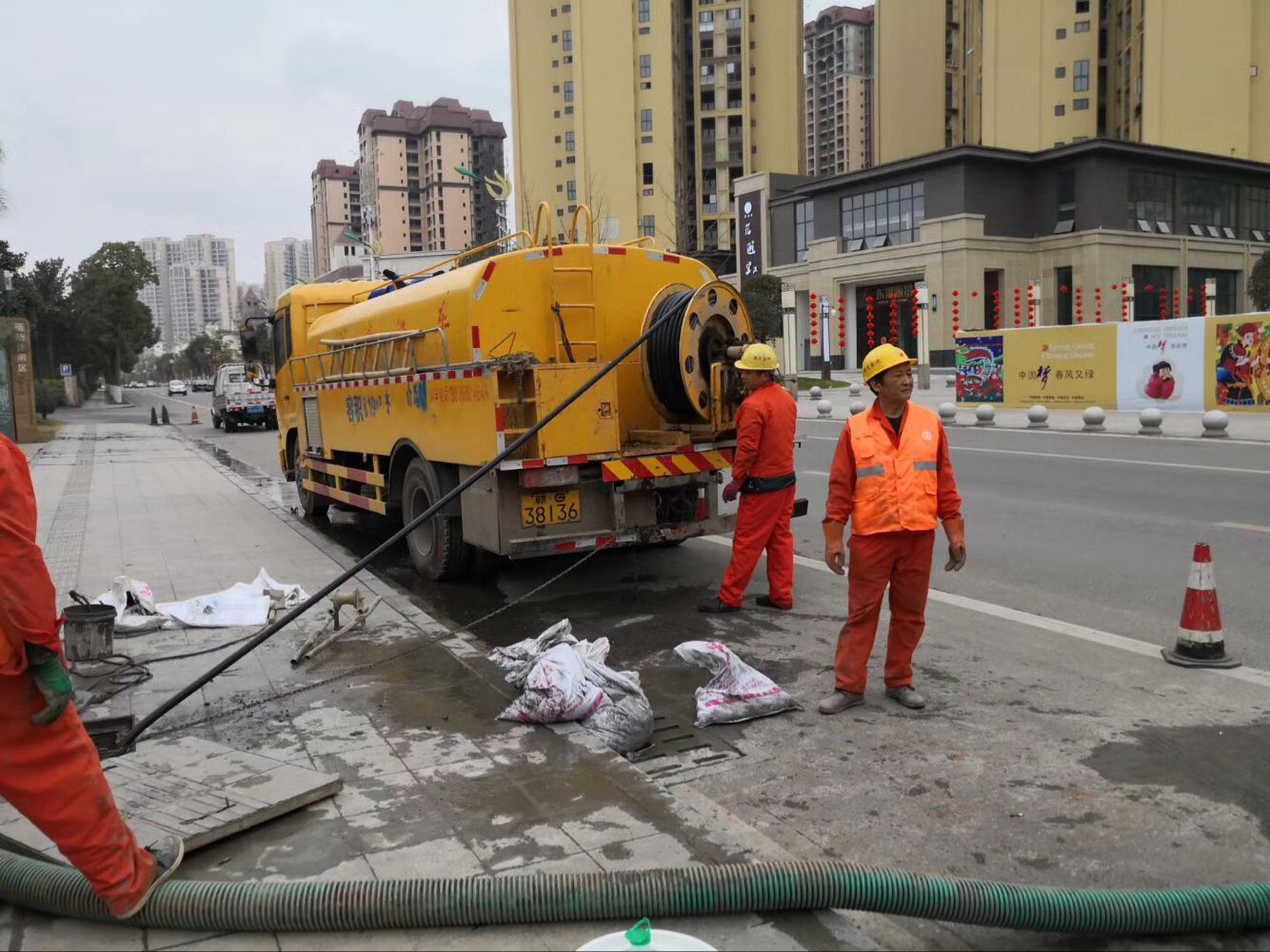 衡东排污管道清淤-管道清洗